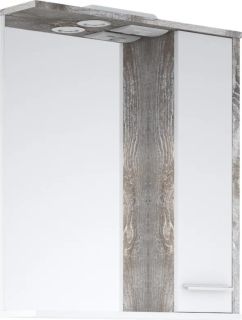 Зеркало-шкаф с подсветкой Corozo Лорена правый 65см антик SD-00000294